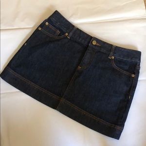 Lilly Pulitzer Sz 2 Kent Skirt Indigo Denim Mini